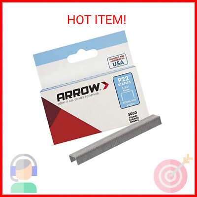 #ad Arrow 225 Heavy Duty P22 Staples for Use with Plier Type Paper and Bag Staplers $8.95