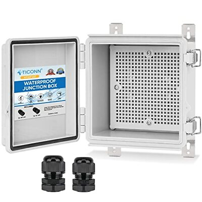 #ad Waterproof Electrical Junction Box IP67 ABS Plastic Enclosure with Hinged Cov... $31.42