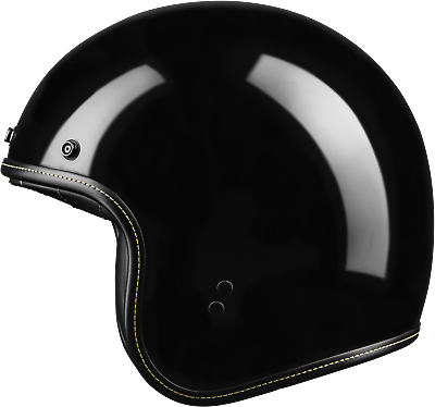 #ad Highway 21 .38 Retro Solid Helmet Small Gloss Black $129.95