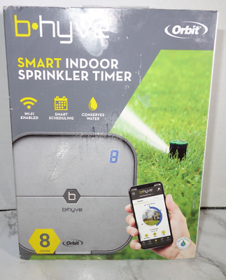 #ad Orbit B Hyve 8 Station Zone Smart Wi Fi Indoor Sprinkler Timer Controller 57925 $55.00