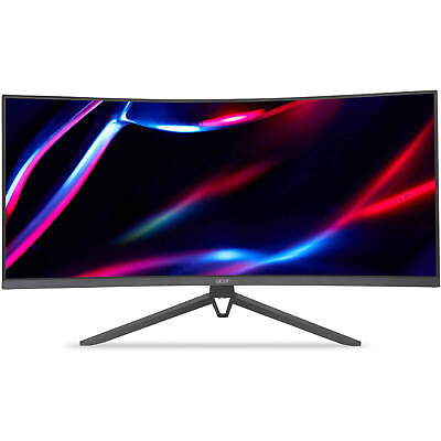 #ad #ad Acer 34quot; Widescreen Gaming Monitor 3440x1440 165Hz 21:9 300Nit HDMI DisplayPort $229.99