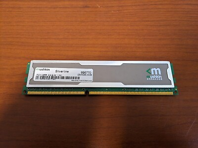 MUSHKIN Silverline DDR3 Gaming Heatsink RAM Stick 1x4 GB PC3 10666 996770 $7.99
