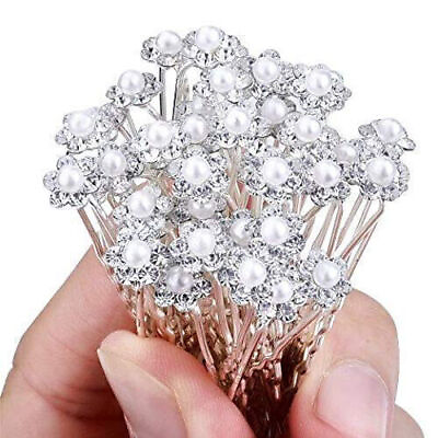 #ad Hair Pin Fancy Juda Pins With Crystal Rhinestone For Women amp; Girls Set Of 24 $12.67