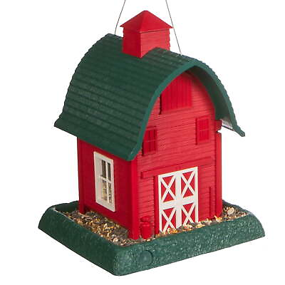 #ad North States Village Collection Red Barn Hopper Bird Feeder 5 lb. Capacity. $15.97