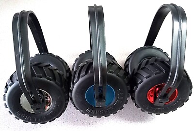 #ad Kids Monster Truck Ear Muffs W Chrome Wheels Monster Jam Style SHIPS FREE $19.95