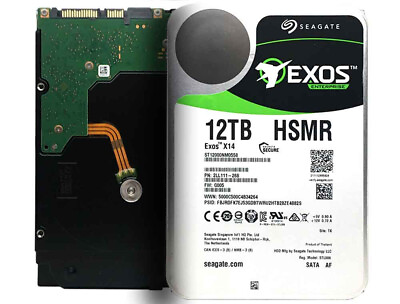 #ad Seagate Exos X14 12TB SATA6Gb s 7200RPM 3.5quot; Enterprise Hard Drive ST12000NM0558 $119.95