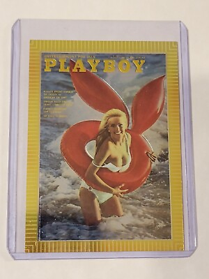 #ad 1995 Sports Time Playboy Cover Edition#2 Chromium #137 Carol Vitale August 1972 $19.99