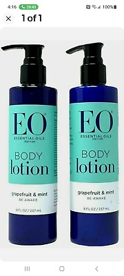 #ad 2 Pack EO Body Lotion Grapefruit amp; Mint Be Awake 8 oz PRIORITY MAIL $28.79