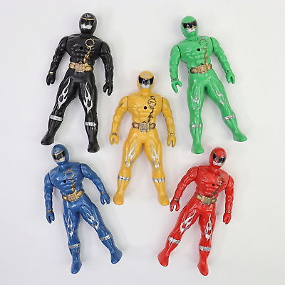 #ad Lot of 5 Power Ranger Figurine Toys Lightweight Figurines Vintage $14.25