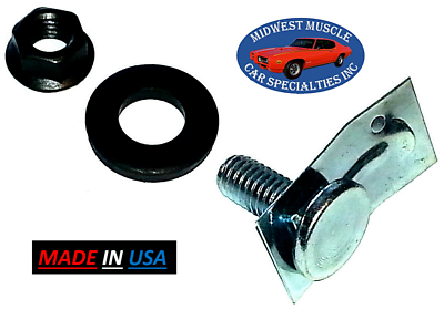 #ad GTO Lemans Tempest Hood To Hinge Mounting Bolt Clip Stud Washer amp; Nut 1pc OA $6.92