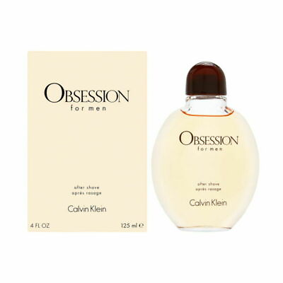 #ad Obsession by Calvin Klein for Men 4.0 oz After Shave Splash NIB 100% AUTHENTIC $32.95