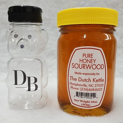 #ad Sourwood Honey for The Dutch Kettle 16 Oz. With Plastic Honey Bear Bottle $19.79