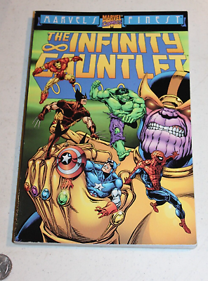 #ad Infinity Gauntlet TPB GN 1999 1 6 Thanos Starlin Ron Lim Silver Surfer RARE HTF $29.99