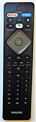 #ad Original Genuine Philips NH800UP Android TV Remote Google Voice Assistance $18.00