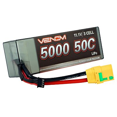 #ad Venom Drive Series 50C 3S 5000mAh 11.1V LiPo Hardcase Battery XT90 Connec $41.33