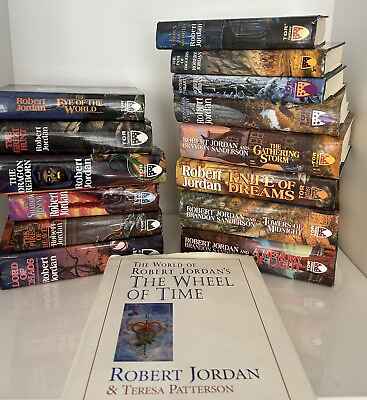 #ad Wheel of Time TOR Fantasy Complete Series 15 1 Hardcover Books Robert Jordan $350.00