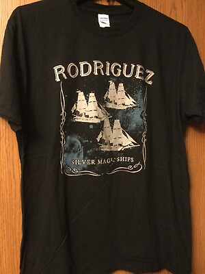 #ad Rodriguez “Silver Magic Ships” Black Shirt XL Gildan $50.00