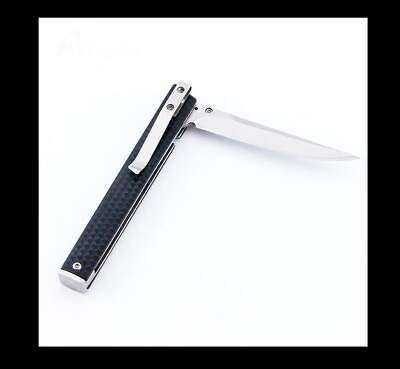 #ad Tanto Flip Composite Fiber Handle Pocket Folding Jack Knife $12.67