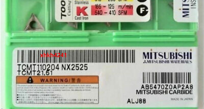 #ad NEW MITSUBISHI TCMT110204 NX2525 TCMT21.51 Carbide Inserts 10PCS Box $20.00