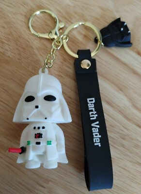 #ad Cartoon Star Wars Darth Vader Pendant Keychain Car Key Chain Key Ring new #D50 $12.99