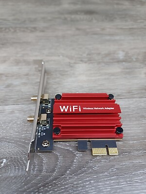 #ad PCIe WiFi Card Triple Band Wireless Network Card WiFi 6 Card with Bluetooth 5.3 $30.00
