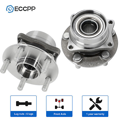 #ad 2Pcs Wheel Hub Bearings Assembly Front For Toyota Prius 2004 2009 2008 2007 2006 $59.95
