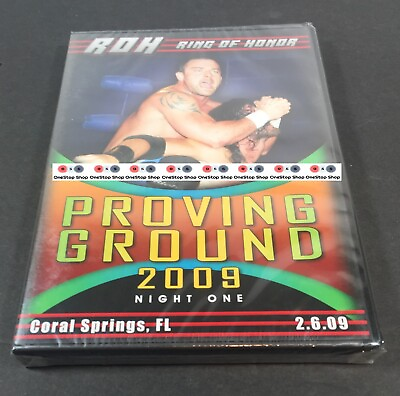 #ad ROH 👊 Ring of Honor Wrestling Proving Ground 2009: Night One 💥 DVD 💥 NEW $12.44
