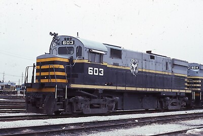 #ad Original Train Slide Belt Railway Chicago C 420 #603 06 1990 Bedford Park #7 $4.50