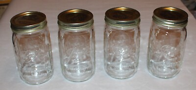#ad Ball Wide Mouth Quart 32 oz Mason Jar with Lid Lot Of 4 $42.90