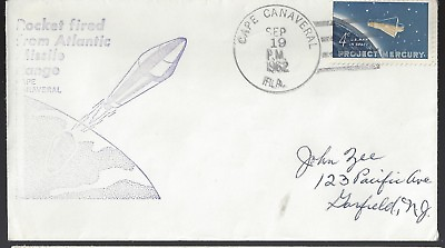 #ad 9 9 62 Launch of Rocket from Cape Canaveral $3.00