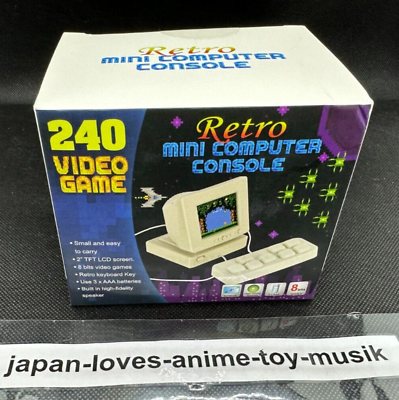 #ad GORETRO Retro Mini Computer Console 240 Video Games $89.99