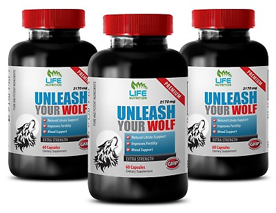 #ad Testosterone Supplements Unleash Your Wolf 2170mg Super Hard Penis Pills 3B $55.59