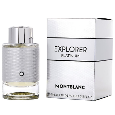 #ad Explorer Platinum by Mont Blanc 3.3 oz EDP Cologne for Men New In Box $48.49