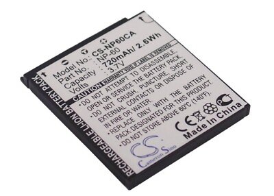 #ad Battery For Casio Exilim Zoom EX Z9BK 720mAh 2.66Wh $16.71