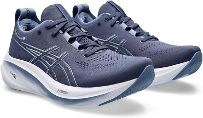 #ad ASICS Men#x27;s Gel Nimbus 26 Running Shoes Size 11 thunder blue denim blue $139.95
