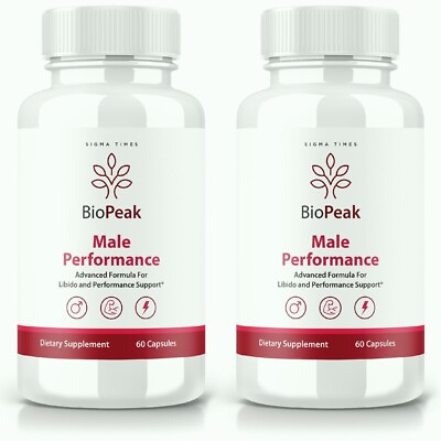 #ad 2 Pack BioPeak Male Enhancement Capsules BioPeak Performance for Men Pills $49.95