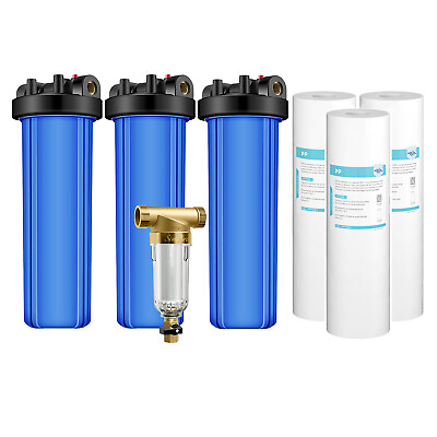 #ad 20 Inch Whole House Water Filter Housing System 20quot; x 4.5quot; PP Sediment Cartridge $169.99