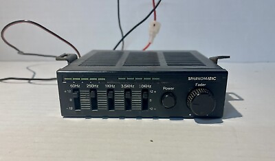 #ad Sparkomatic GE 50 Graphic Equalizer Power Booster Vintage Car Audio $39.95