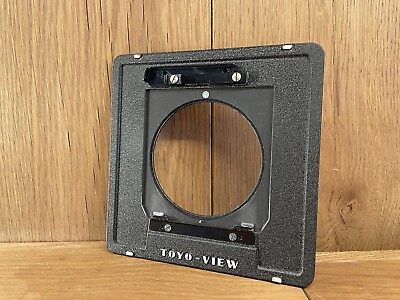 #ad *Near Mint * Toyo View Lens Board Adapter G for Linhof 99x96 Board From Japan $58.39