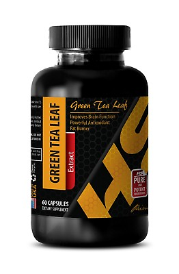 #ad green tea capsules GREEN TEA EXTRACT detox pills 1 Bottle $18.43