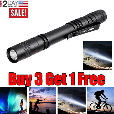 #ad Portable Tactical Flashlight Mini Super Bright Penlight Small LED Torch Light $4.99