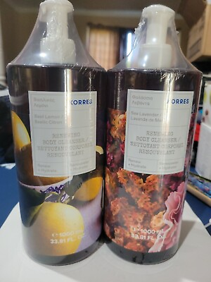 #ad KORRES Renewing Body Cleanser 33.81 fl oz JUMBO SIZE CHOSE SCENT $30.99