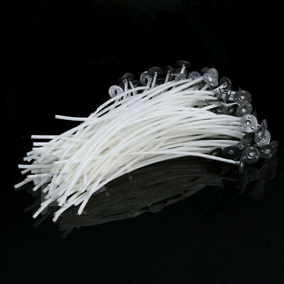 #ad 20Pcs Lot High Quality Candle Wicks 8 Inch COTTON Core Candle Making Supplies C $2.20