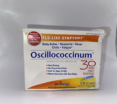 #ad Boiron Oscillococcinum Homeopathic Medicine 30 Pellets exp 12 2025 Damaged Box $19.99