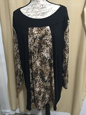 #ad MIA MODA women long sleeve Tunic shirt top blouse 015WKT10 $11.99