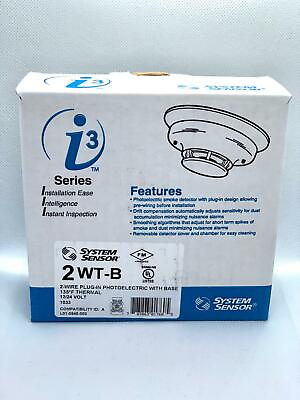 #ad System Sensor 2WT B Photoelectric Smoke Detector Same Day Shipping SEALED $47.30