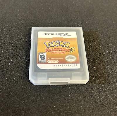 #ad Pokemon HeartGold Version for Nintendo DS NDS 3DS US Game Card 2010 Tested VG US $35.99