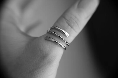 #ad Solid 925 Sterling Silver Band amp; Boho Ring Handmade Jewelry Ring All Size UJ13 $11.10