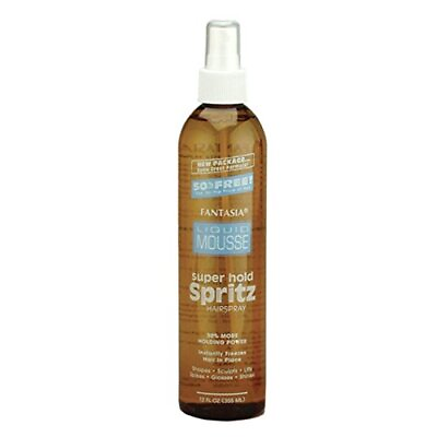 #ad Fantasia Liquid Mousse Super Hold Spritz Hairspray $7.59