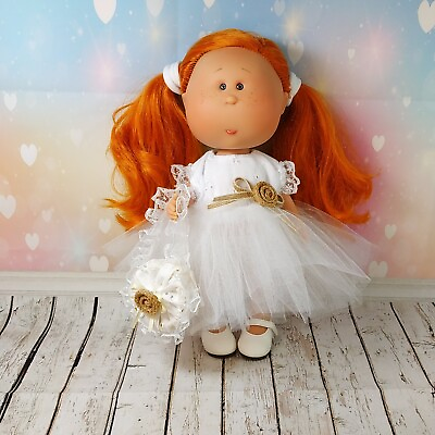 #ad Doll Mia Red Hair 12#x27;#x27; Vinyl Dolls Toys Gift Girl Wedding Dress $90.00